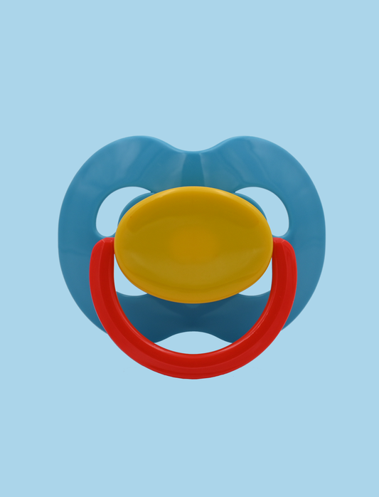 Pacifier Kiddo LULLY XXL - Azul Claro+Amarillo+Rojo