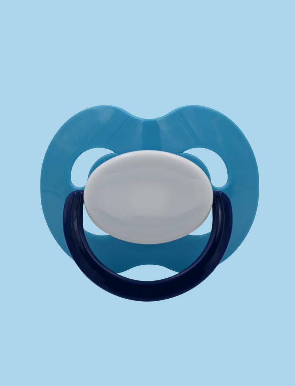 Pacifier Kiddo LULLY XXL - Azul Claro+Azul Obscuro+Blanco