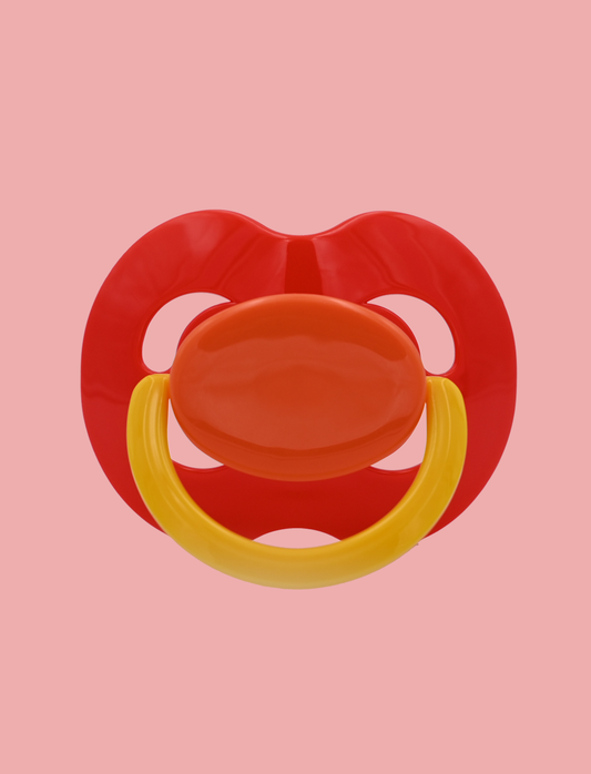 Pacifier Kiddo LULLY XXL - Rojo+Naranja+Amarillo