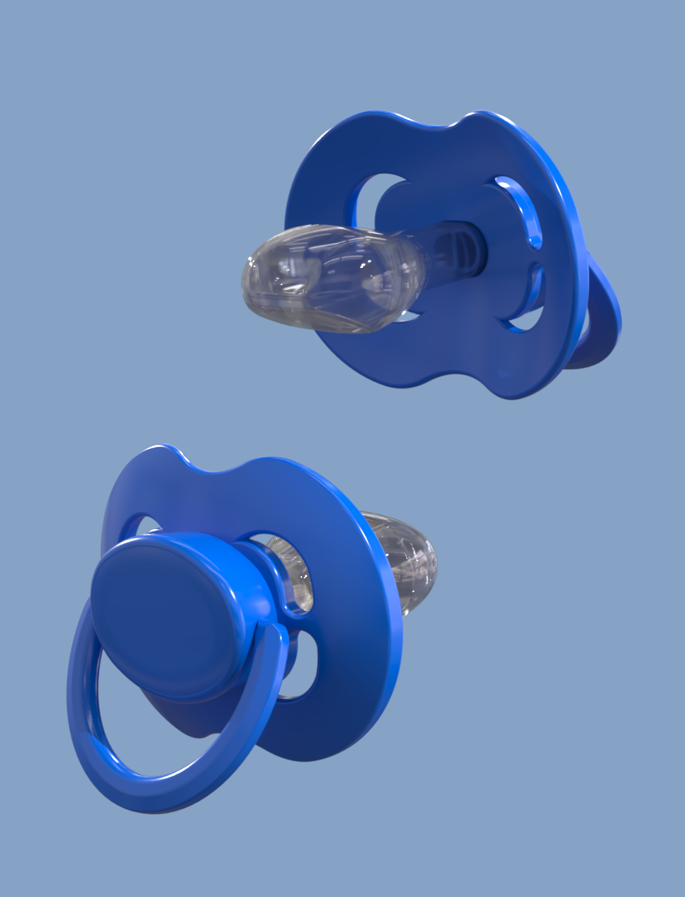 Pacifier Kiddo LULLY XXL - Azul