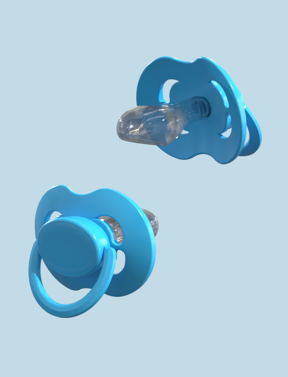 Pacifier Kiddo LULLY XXL - Azul Claro